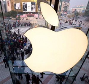 цена акций Apple
